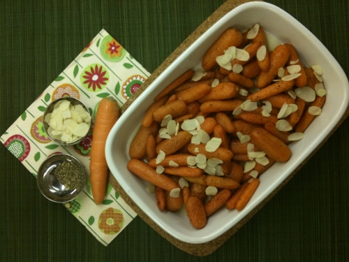 Honey and Almond Baby Carrots Recipe