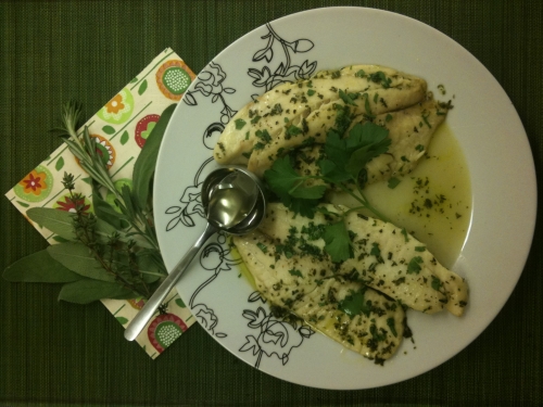 Fillet of Cod with Honey and Herbs Recipe