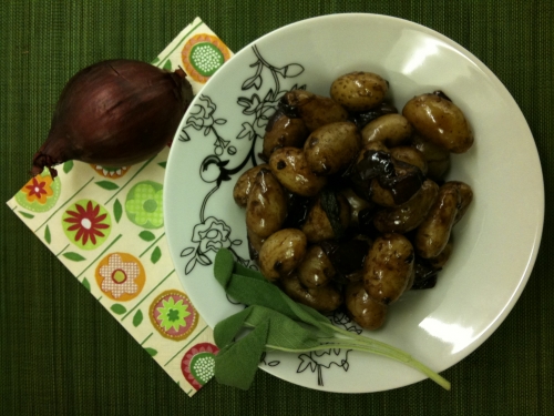 New Potatoes in Red Wine with Sage Recipe