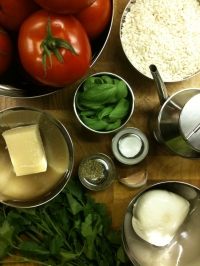 Ingredients for Stuffed Tomatoes with Rice