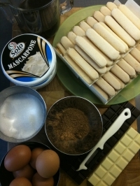 Ingredients for Tiramis