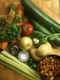 Ingredients for Vegetable Soup