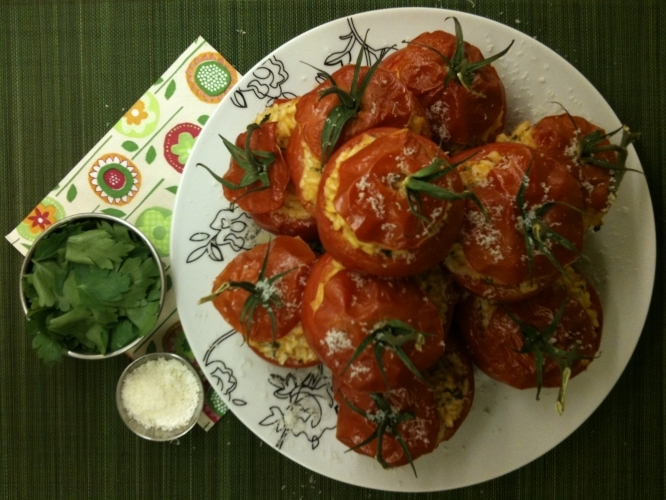 Stuffed Tomatoes with Rice Recipe