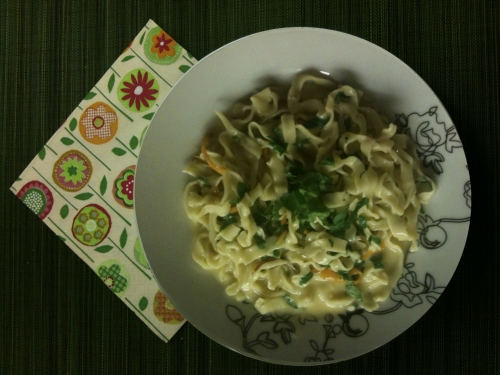 Tagliatelle with Orange and Parsley Recipe